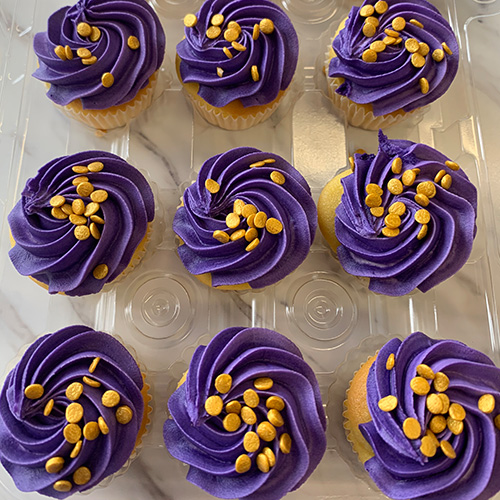 mini-purple-and-gold-cupcakes